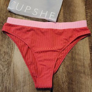 Cupshe bikini bottom, NWT, size L